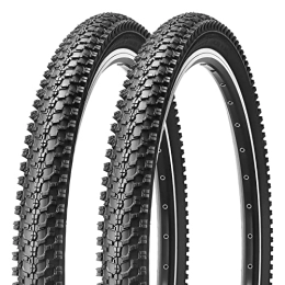 MOHEGIA Mountain Bike Tyres MOHEGIA Bike Tires, 2 Pack 26x1.95 Inch Folding Replacement Tires for MTB Mountain Bicycle
