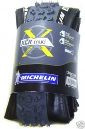 CXR Mountain Bike Tyres Mountain Bike Tyre Michelin XCR Mud, 52-559, 26x 2.00Foldable folded New
