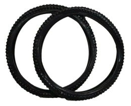 Hard to find Bike Parts Spares Pair 26 x 2.10 (559-54) Mountain Bike Knobbly Tread Tyres - Black