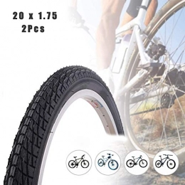 MILECN Mountain Bike Tyres Puncture Resistant Bike Bicycle Tyres, Universal Bike Tires for Mountain MTB Road Hybrid Bicycle(Multiple Models Tyres), 20 x 1.75