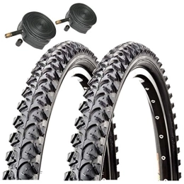 Raleigh Spares Raleigh CST T1280 Annupurna 26" x 1.95 Mountain Bike Tyres with Schrader Tubes (Pair)