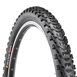 JILUER Mountain Bike Tyres Replacement Bike Tire -26’’x1.95’’, 27’’x2.1’’, 27’’x2.2’’, and 29’’x2.2’’ Durable Folding Mountain Bike Tire - 60 TPI Bicycle Tires for Mountain Bike Bicycle (27.5X2.1, Black)