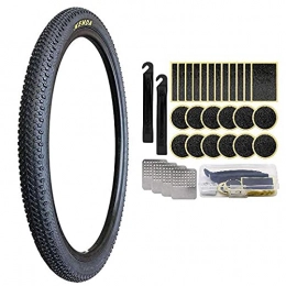 SAJDH Spares SAJDH Mountain Bike Tires 24 / 26 * 1.95, with 24 Bicycle Tire Repair Kits, Bicycle Off-Road Tires, 24 * 1.95