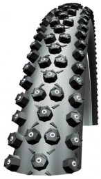 Schwalbe Spares Schwalbe Ice Spiker Pro 26 X 2.10 Folding Tyre with TL Ready 361 Spikes Black- Skin 695g (54-559)