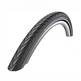 Schwalbe Spares Schwalbe Marathon Plus 700X28C Wired Tyre with Smartguard Reflective S / Wall 740g (28-622) - Black