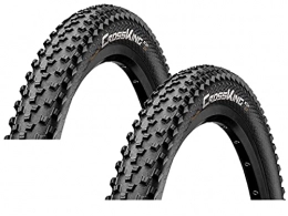 Set: Mountain Bike Tyres Set includes: 2x Continental Cross King 55-559 Bicycle Tyres 26 x 2.2