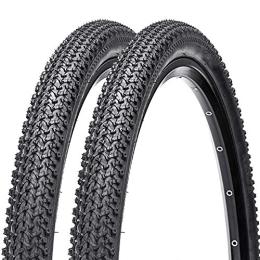 SUSHOP Spares SUSHOP 2Pack Mountain Bike Tires, 24 / 26X 1.95 MTB Bike Bead Wire Tire for Mountain, Bicycle Cross Country Tire 24 / 26 for Mountain, Non-Slip, Durable, 26x1.95