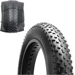 tonchean Mountain Bike Tyres tonchean Fat Bike Tires Replacement Kit, 26 x 4.0 Inch Folding Replacement Electric Snow Mountain Bicycle Tires Plus Bike Tubes and Tire Levers