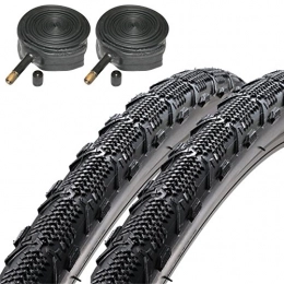 Ultimate Hardware Spares Ultimate Hardware Duro Ellie Mae 700 x 35c CX Hybrid Bike Tyres with Schrader Tubes (Pair)