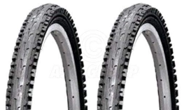 Vancom Spares Vancom 2 Bicycle Tyres Bike Tires - Black Mountain Bike - 26 x 1.95
