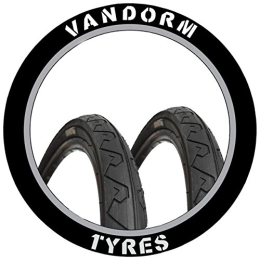 Vandorm Spares Vandorm 2 Slick 210 26" x 2.10" MTB Mountain Bike Bicycle Tyres (Pair) Bike part