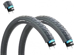 Vandorm Mountain Bike Tyres Vandorm Wind 26" x 1.95" Puncture Protection Tyres & Presta Tubes x2