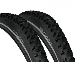VDP Mountain Bike Tyres VDP Bicycle Tyre XLC Mountain X 29 x 2.10 (54-622) MTB Wire Tyre, 2 tyres.