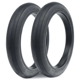 WEEROCK Mountain Bike Tyres WEEROCK Bike Fat Tire 20 x 4.0 Two Pack Inch Bicycle Fat Tyre Folding Bead Tire Electric Bike Tires Compatible Wide Mountain Snow Bicycle, Brown Black