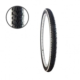XULONG Spares XULONG Bicycle Tires, 26 Inch 26X1.95 Off-Road Tires, Mountain Bike Color Tires with Good Passability Self-Cleaning Function 3 Colors Optional 30TPI, White
