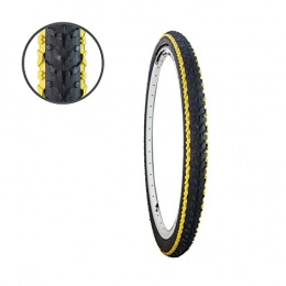 XULONG Spares XULONG Bicycle Tires, 26 Inch 26X1.95 Off-Road Tires, Mountain Bike Color Tires with Good Passability Self-Cleaning Function 3 Colors Optional 30TPI, Yellow