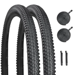 YILUXING Mountain Bike Tire, 24/26 X 2.125 Inch Folding Bead Replacement Bicycle Tire for MTB Beach Cruiser Bike (2 Pack-26x2.125)