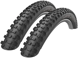 Ziegenpeter Mountain Bike Tyres Ziegenpeter 2 x Schwalbe Hans Dampf Evo MTB Folding Tyres / / 60-584 (27.5 x 2.35 Inches), Design: Black