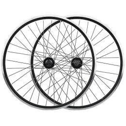 LRBBH Mountain Bike Wheel 20 / 26 Inches Bike Wheels, Aluminum Alloy Mountain Bike Wheels with Quick Release, V Brake and Disc Brake Dual Purpose / 26 Inch / Rotary