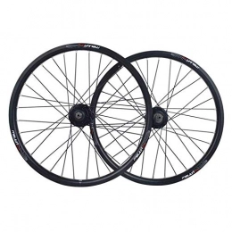 L.BAN Spares 20 Inch Wheel Mountain Bike Double Layer Alloy Rim Disc Brake Quick Release 7 8 9 10 Speed 32H, Black