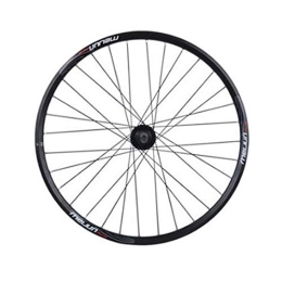 DaGuYs Mountain Bike Wheel 24 / 26 / 29 Inch Mountain Bike Front Wheel Ball Hub Aluminum Alloy Double Wall V / disc Brake Quick Releas 7 / 8 / 9 / 10 Speed (Black 26inch)