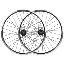 LRBBH Mountain Bike Wheel 24 Inch Bike Wheels, Quick Release V Brake Front Wheel and Rear Wheel, Aluminum Alloy Rim, for Mountain Bike Road Bike / 24 Inch / Cassette