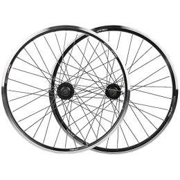LRBBH Mountain Bike Wheel 24 Inch Bike Wheelset, Quick Release Aluminum Alloy Front Wheel and Rear Wheel, 32 Holes V Brake Mountain Bike Wheels / 24 Inch / Rotary
