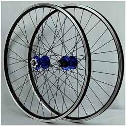 AWJ Spares 26 27.5 29 Inch 32H MTB Bicycle Wheelset Bike Wheel Double Layer Alloy Rim Sealed Bearing Disc / Rim Brake QR 7-11 Speed Wheel