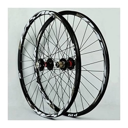 DaGuYs Spares 26 / 27.5 / 29 Inch Bicycle Wheel Disc Brake 32 Holes Mountain Bike Front and Rear Wheel Set Quick Release 7 / 8 / 9 / 10 / 11 Speed Cassette (Gold 29in)