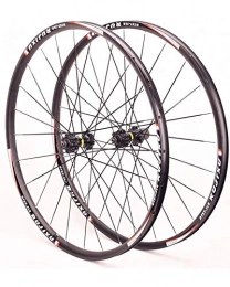 WXX Spares 26 / 27.5 / 29 Inch Bicycle Wheel Set Aluminum Alloy Double Rim 21Mm Mountain Bike Wheel Disc Brakes Suitable for 8-11 Speed Cassette Flywheel, Black, 29 inch