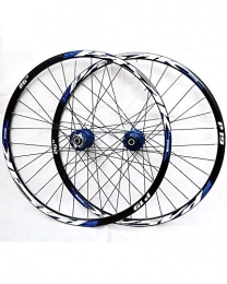 WXX Spares 26 / 27.5 / 29 Inch Mountain Bike Wheel Set 32 Hole Disc Brake Bicycle Front And Rear Wheels Double Wall MTB Rims Quickly Release 7-11 Speed, Blue, 29 inch