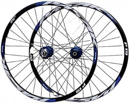 Auoiuoy Mountain Bike Wheel 26 / 27.5 / 29 Inch Mountain Bike Wheelset Bicycle Wheel Wheelset (Front Back) Double-Walled Made of Aluminum Alloy with Quick Change Disc Brake 32H 7-11 Speed Cassette, C-29inch