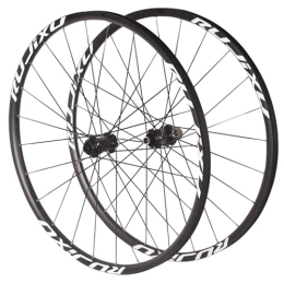 DFNBVDRR Mountain Bike Wheel 26 / 27.5 / 29 Inch Mountain Bike Wheelset Disc Brake Thru Axle Front Wheel 15x100mm Rear Wheel 12x142mm 24H Hub For 8 / 9 / 10 / 11 Speed (Color : Svart, Size : 27.5'')