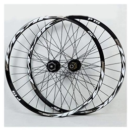 CHICTI Spares 26" / 27.5" / 29" Inch Mountain Bike Wheelset Double Layer Alloy Rim Sealed Bearing Disc Brake Quick Release Freewheel Bicycle Wheel 7-11 Speed 32H (Color : D, Size : 26in)