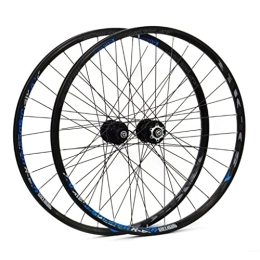DYSY Mountain Bike Wheel 26 27.5 29 Inch MTB Bicycle Wheelset, Aluminum Alloy Disc Brake Sealed Bearing Hubs Mountain Bike Wheels Rim Front & Rear Wheel 7 / 8 / 9 / 10 / 11 Speed Wheels (Color : Blue, Size : 27.5 inch)