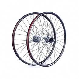 SHBH Mountain Bike Wheel 26 / 27.5 / 29" Mountain Bike Wheelset Disc Brake MTB Rim Quick Release Wheels 32H Hub for 7 / 8 / 9 / 10 Speed Cassette Flywheel 1960g (Color : Silver, Size : 26'')