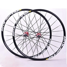 NaHaia Mountain Bike Wheel 26 27.5 29" Mountain Bike Wheelsets Carbon Hub MTB Disc Brakes Wheels Quick Release 24H Flat Spokes Sealed Bearings Fit 8 9 10 11 Speed Cassette 1895g