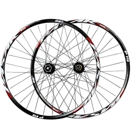 SJHFG Mountain Bike Wheel 26 / 27.5 / 29" Rear Wheel Bicycle, Front 2 Rear 4 Bearings Disc Brakes 7 / 8 / 9 / 10 / 11 Speed Mountain Bike Quick Release Wheel (Color : Black hub, Size : 29inch)