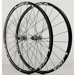 SN Spares 26 27.5 29IN 700C Cycling Wheels Set Mountain Road Bike Wheelset Ultralight Alloy Thru Axle Front Rear Rim Disc Brake 8 9 10 11 12Speed (Color : Titanium hub, Size : 27.5Inch)