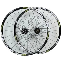 JAMCHE Spares 26 27.5 29in Disc Brake Mountain Bike Wheels, Double Wall Alloy Rims Quick Release / Thru-Axle Free Conversion 32 Holes Bike Hub Wheelset