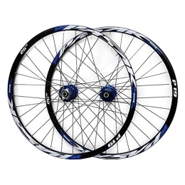 ZFF Spares 26 27.5 29in MTB Wheelset Disc Brake Mountain Bike Front And Rear Wheel Sealed Bearing Conical Hub 7 8 9 10 11 Speed Quick Release (Color : Blue, Size : 27.5in)