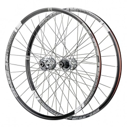 MGRH Spares 26 / 27.5 / 29Inch Wheelset Mountain Bike Disc Aluminum Alloy Quick Release Hybrid / MTB Road Wheel 32H Six Bolts 8 / 9 / 10 / 11 Speed Wheels 26In