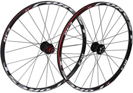 MGE Mountain Bike Wheel 26" 27.5" Bicycle front rear wheels for Mountain Bike, MTB Bike Wheel Set 7 bearing Alloy drum Disc brake 8 9 10 11 Speed Bike wheelset (Color : D, Size : 26inch)