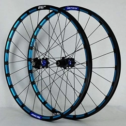 KANGXYSQ Spares 26" 27.5" Bicycle Wheel Set Double Layer Mountain Bike Wheelset Alloy Rim Disc Brake 7 / 8 / 9 / 10 / 11 / 12 Speed 24 Hole Ultralight (Color : Black Hub, Size : 27.5inch)