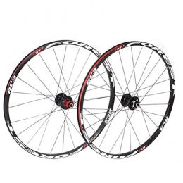 CHICTI Spares 26 27.5 Inch Mountain Bike Wheelset Double Layer Alloy Rim Sealed Bearing 8-11 Speed Cassette Hub Disc Brake 1830g QR 24H (Color : Black, Size : 27.5in)