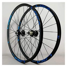 CHICTI Spares 26" / 27.5" Inch Mountain Bike Wheelset Double Wall Ultra-Light Aluminum Alloy Disc Brake For 7 / 8 / 9 / 10 / 11 / 12 Speed Freewheel (Color : D, Size : 26in)