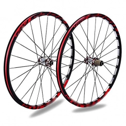 QXFJ Mountain Bike Wheel 26 / 27.5 Inch MTB Bike Wheel, Rear Wheel / Front Wheel / Front 2 Rear 5 Palin CNC Hub / 3 Claws Kg Shrapnel Design / Compatible 9-10-11SP / Cassette Flywheel / Spokes 2 / Quick Release
