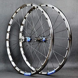 ZLJ Spares 26 '' 27.5 '' Mountain Bicycle Wheels Set Front Rear Bike Wheels Double Wall Rim 24 Holes Quick Release Disc Brake for 7 / 8 / 9 / 10 / 11 / 12 Speed