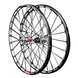 HCZS Mountain Bike Wheel 26 / 27.5in Bicycle Wheelset, Double Wall Quick Release MTB Rim 7 / 8 / 9 / 10 / 11 / 12 Speed Freewheel Cycling Wheels