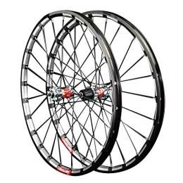 HCZS Spares 26 / 27.5in Bike Wheelset, Double Wall 24 Holes Quick Release Mountain Bike MTB Rim Rear Wheel Bicycle